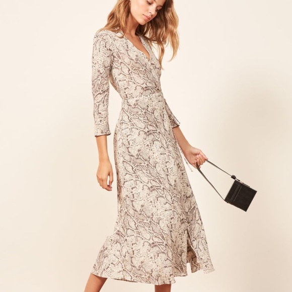 Reformation Dresses & Skirts - Reformation Jaz Dress in Python size L NWOT
